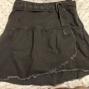 Zara A-Line denim skirt